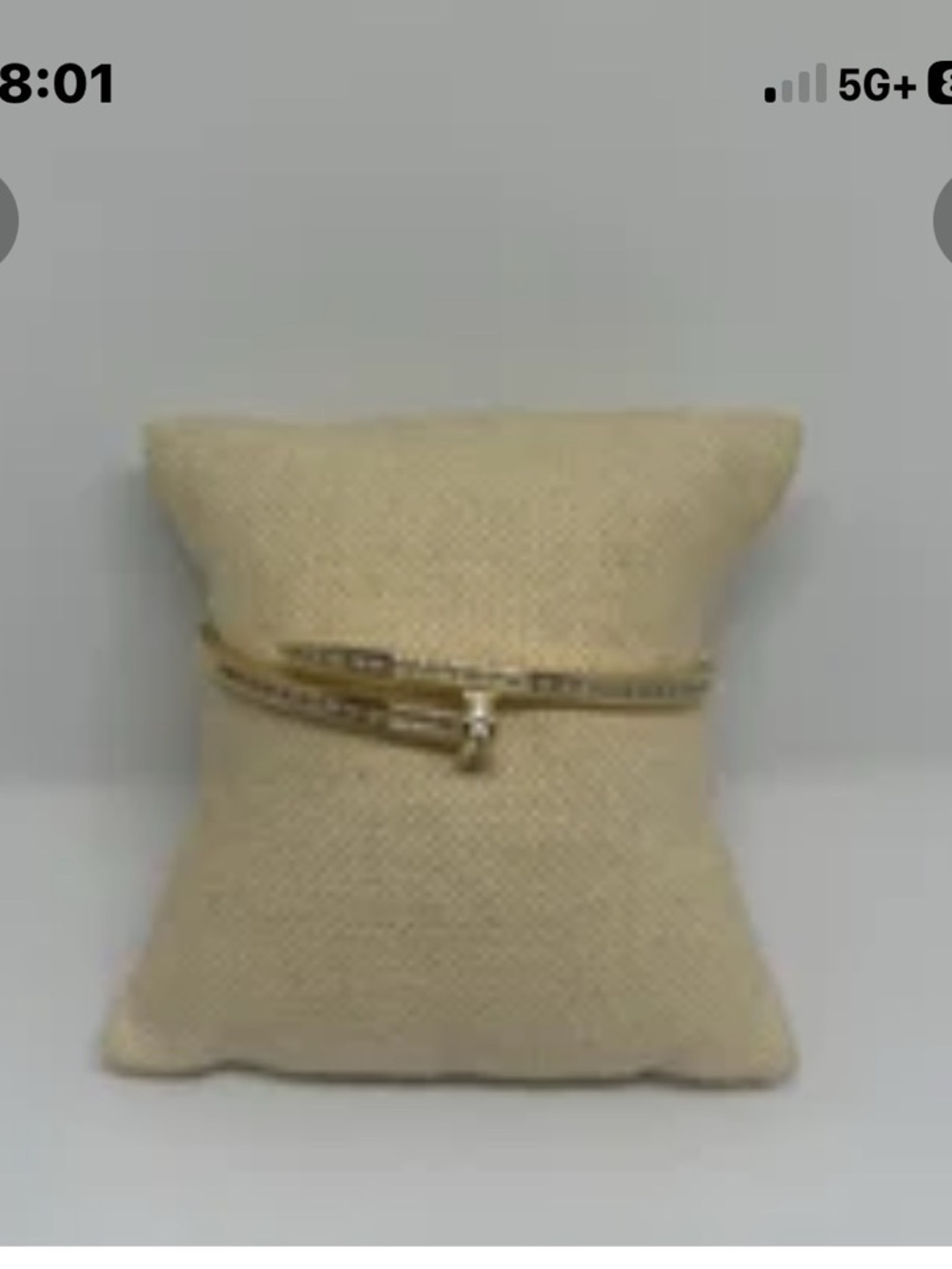 Delicate Gold-Tone Multi Strand Women’s Bracelet